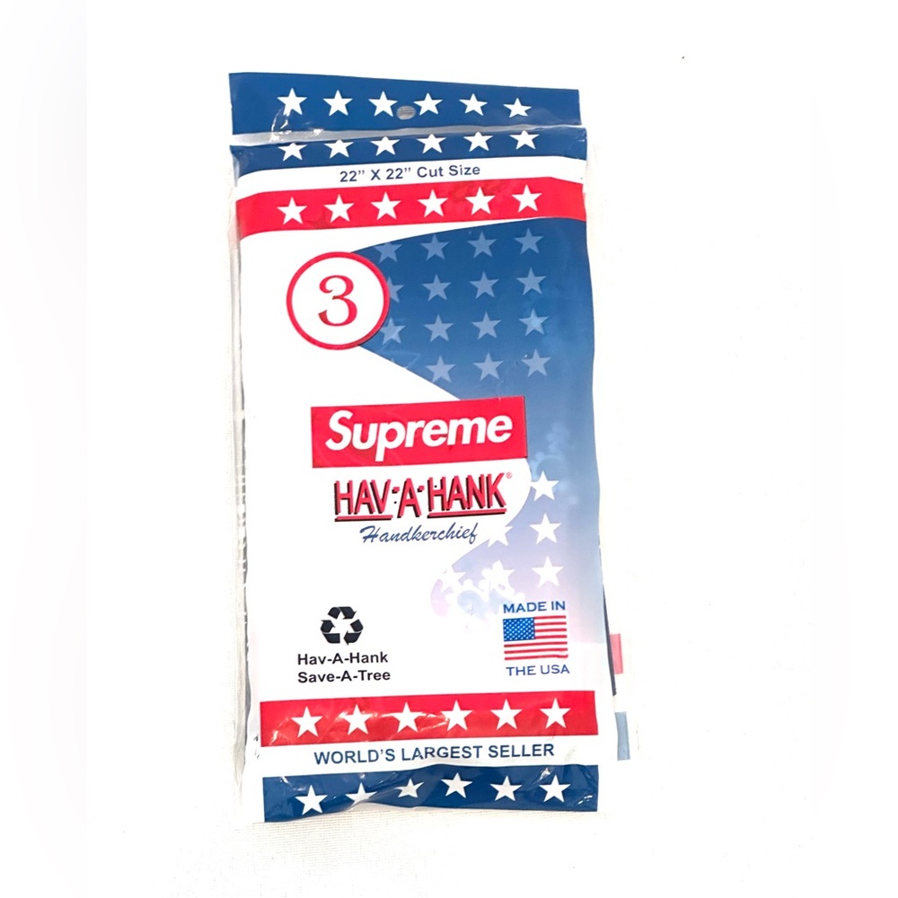 Brand New Supreme Hav-A-Hank Star Pattern Handkerchief